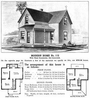 Advertisement for Modern Home No. 115