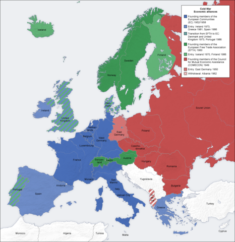 Image:Cold war europe economic alliances map en.png