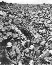 French trench at Côte 304, Verdun, 1916