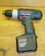 A cordless drill with clutch