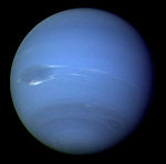 Picture of Neptune taken by Voyager 2