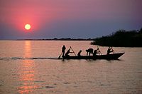 Fishermen on Lake Tanganyika