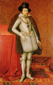 Portrait of James by John de Critz, c. 1606