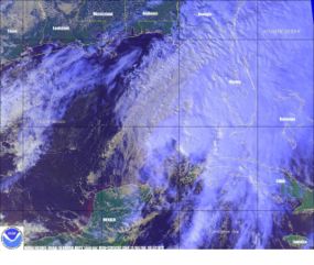 Mitch as a disorganized tropical storm in the Gulf of Mexico