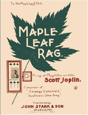 Second edition cover of "Maple Leaf Rag".  It is one of the most famous rags.