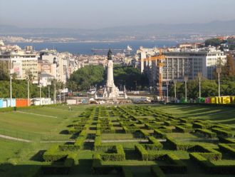 The public park in Lisbon, named after Edward VII.