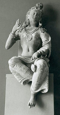 Statue from a Buddhist monastery, 700 CE, Afghanistan