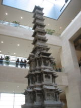 The Goryeo era Gyeongcheonsa Pagoda sits on the first floor of the National Museum of Korea.