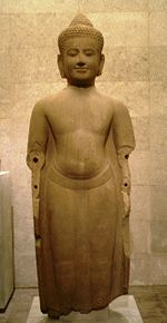 A Cambodian Buddha, 14th century