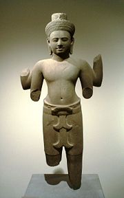Bodhisattva Lokesvara, Cambodia 12th century.