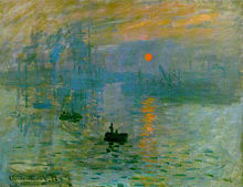 Impression, Sunrise (Impression, soleil levant) (1872/1873).