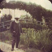 Étienne Clémentel, Claude Monet, in his garden, c. 1917