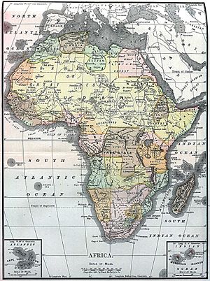 1890 map of Africa