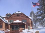 In 1928 the canyon became a National Park. It now has this visitors' center.