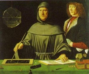 Painting of Luca Pacioli, attributed to Jacopo de' Barbari