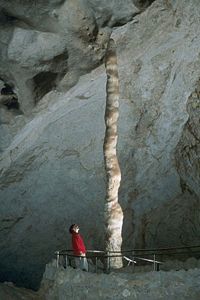 The Witch's Finger in Carlsbad Caverns