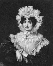 Lady Nelson, Nelson's wife, who was formerly Frances "Fanny" Nisbet of the island of Nevis, West Indies.