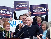 Formally announcing his run for President on April 25, 2007 in Portsmouth, New Hampshire