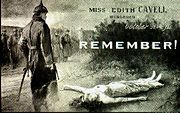 The execution of British nurse Edith Cavell by the German Army in 1915 was a major theme of WWI anti-German propaganda