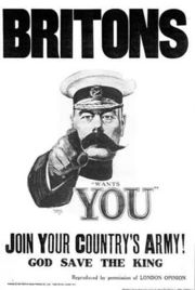 The much-imitated 1914 "Lord Kitchener Wants You!" poster
