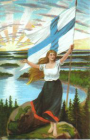 The Finnish Maiden - personification of Finnish nationalism
