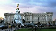 Buckingham Palace, the monarch's principal residence