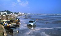Chennai's Marina beach after the Tsunami