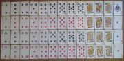 Set of 52 Anglo-American style playing cards