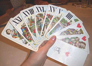 Modern Austrian-style 40-card or 54-card Tarock