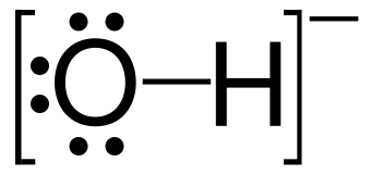 Image:Hydroxide lone pairs-2D.svg