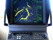 Surface search radar display commonly found on ships