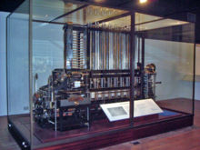 The London Science Museum's replica Difference Engine, built from Babbage's design.