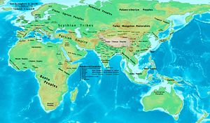 Eastern Hemisphere in 500 BC.