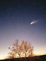 The comet became a spectacular sight in early 1997.