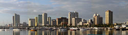 The Manila Bay skyline