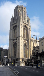 The Wills Memorial Building on Park Street.