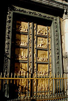 Ghiberti's Gates of Paradise, (1425-1452) were a source of communal pride. Many artists assisted in their creation.