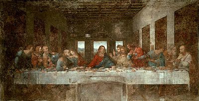 The Last Supper (1498)—Convent of Sta. Maria delle Grazie, Milan, Italy