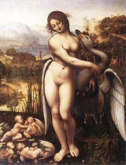 Leda and the Swan, copy by Cesare Sesto, 1515-1520, Wilton House, England