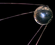 Sputnik 1 was the size of a large beach ball, weighed more than 80 kg and orbited the Earth for more than two months.