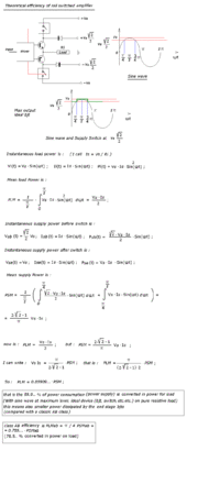 Demonstration of Theoretical efficiency of Class G amplifier part2