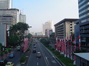 Jalan Thamrin, a main road in Central Jakarta