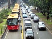 To reduce traffic congestion, a new TransJakarta bus system was introduced.