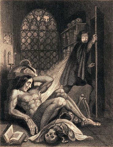 Image:Frontispiece to ''Frankenstein'', 1831.jpg