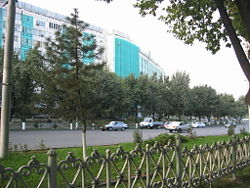 The view of the street near Darkhan
