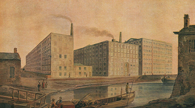 Image:McConnel & Company mills, about 1820.jpg