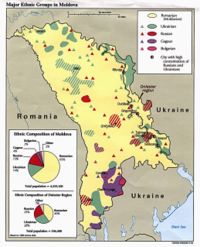 Ethnic composition of the Moldovan Republic (census 1989)