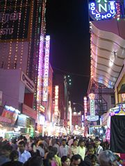 Ranganathan Street in T.Nagar is usually packed with pedestrian shoppers.