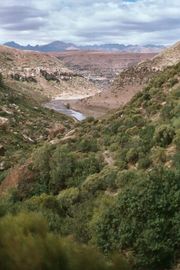 Gorges of the River Makhaleng in Lesotho's highlands.