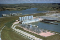 Fort Randall Dam on the Missouri River in South Dakota